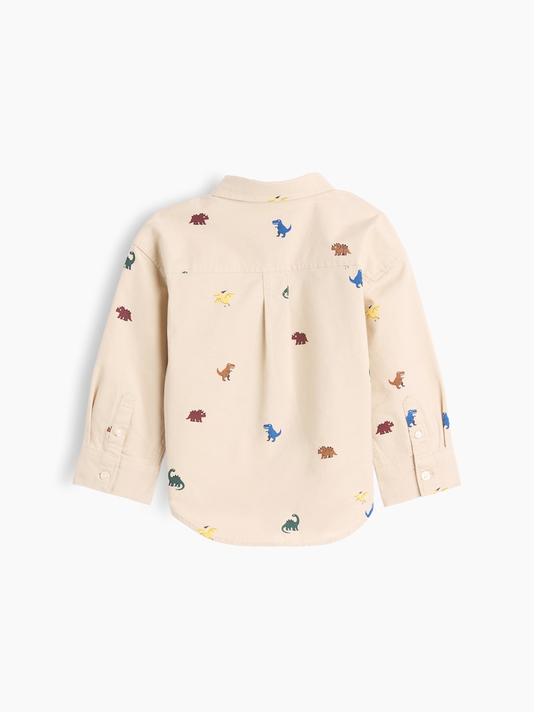 Baby & Toddler Print Oxford Big Shirt