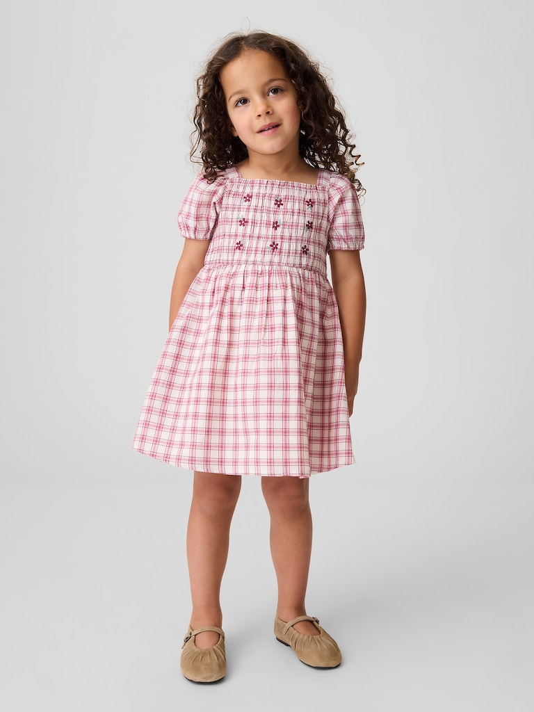 Baby & Toddler Smocked Plaid Dress