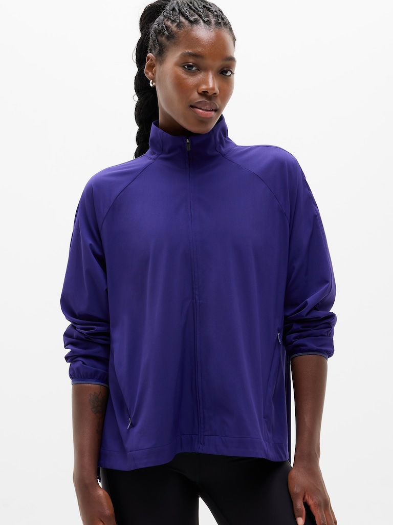 Featherweight Plissé Jacket