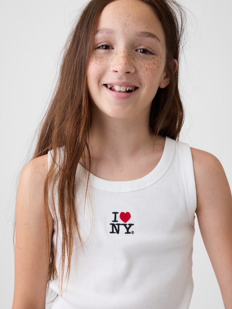 Kids I Heart NY Rib Tank Top