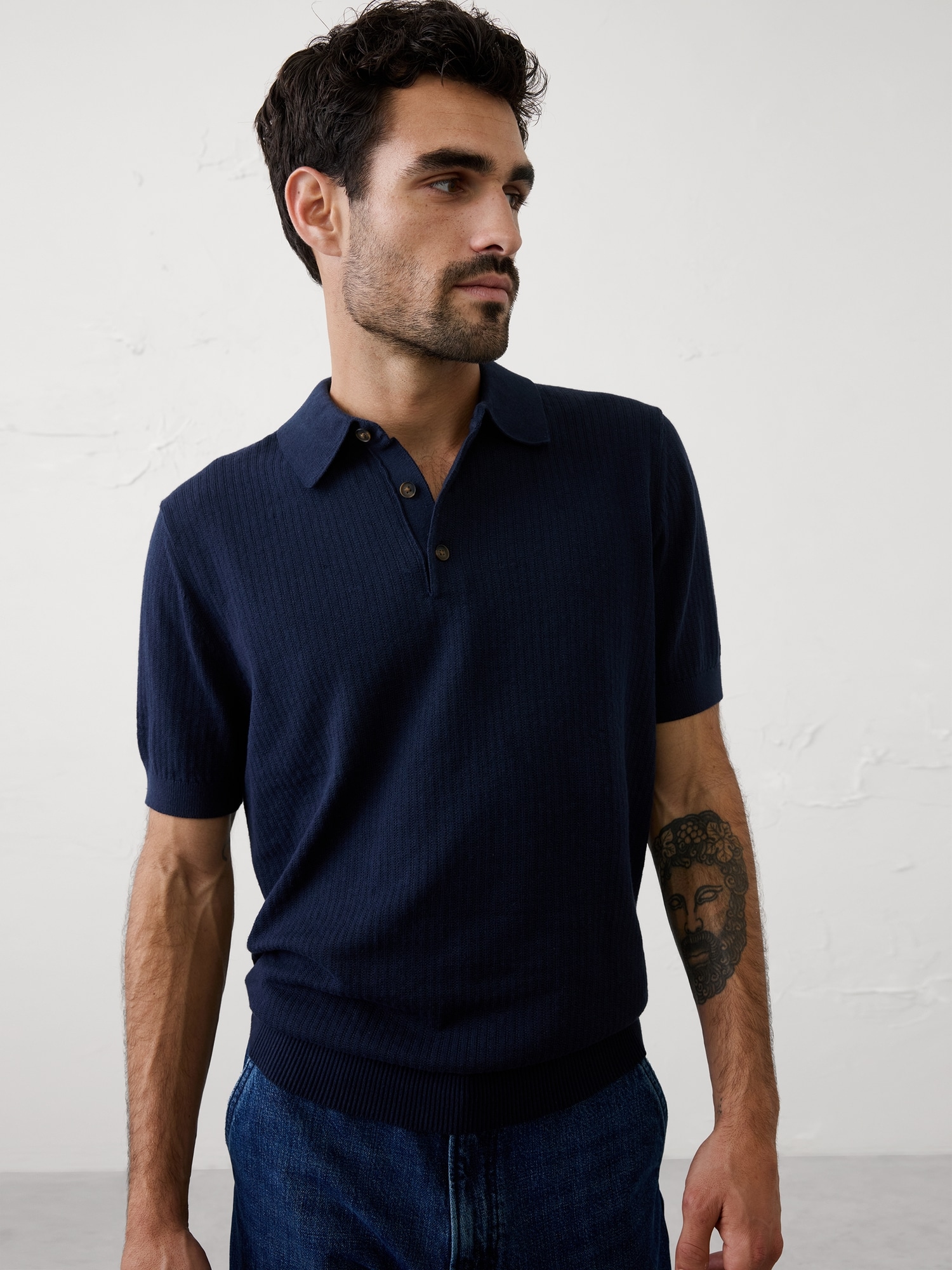 Men's Polo Shirts| Banana Republic Factory