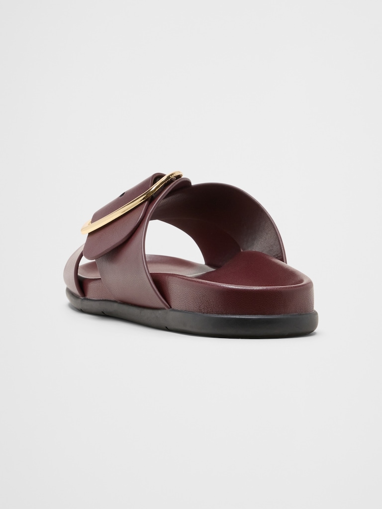 Buckle Crossover Sandal