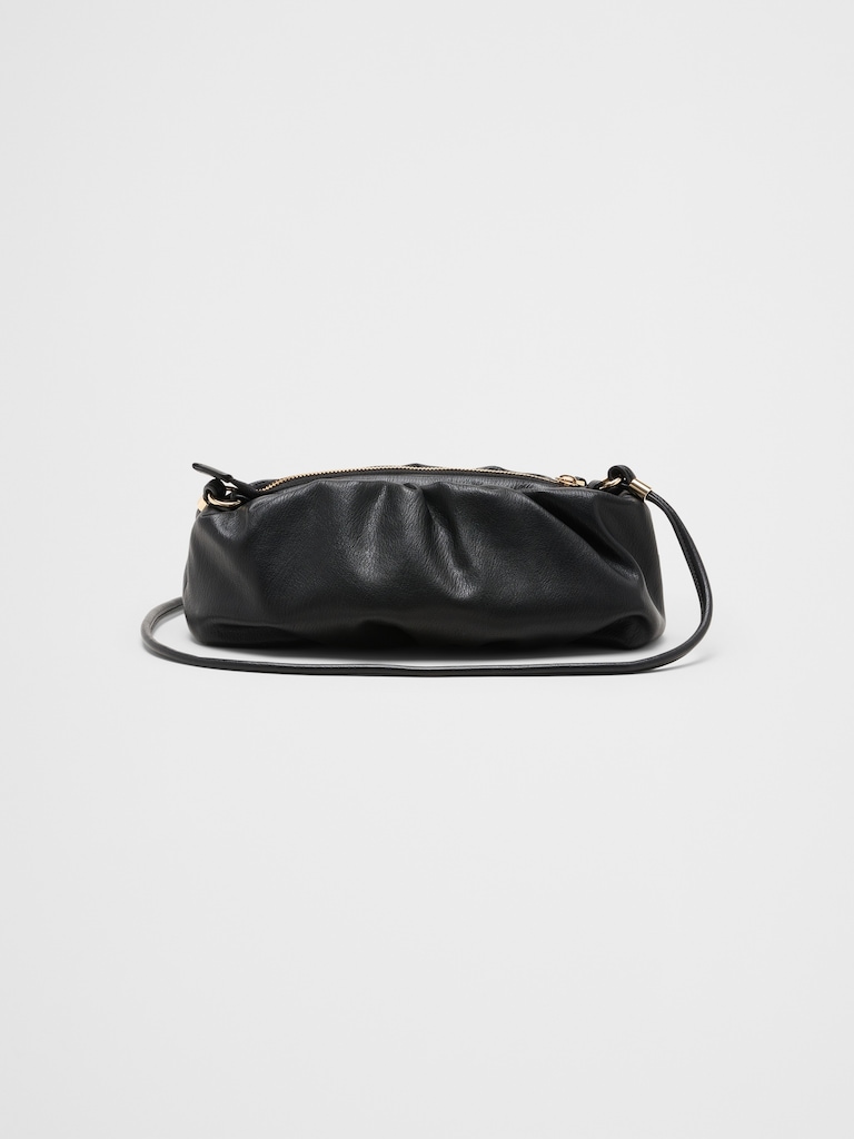 Vegan Leather Cloud Crossbody Bag
