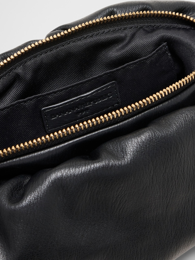 Vegan Leather Cloud Crossbody Bag