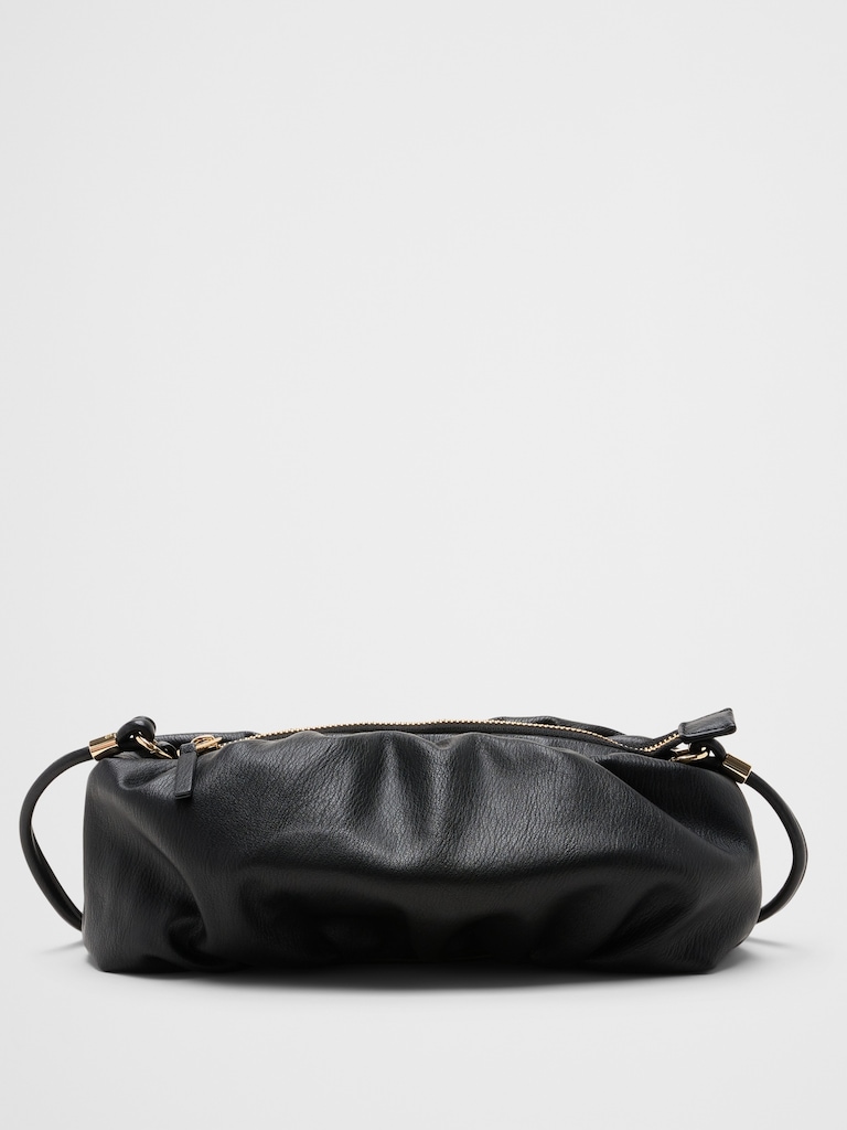 Vegan Leather Cloud Crossbody Bag