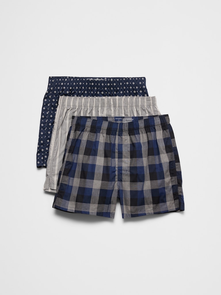 Cotton Boxers (3 Pack)