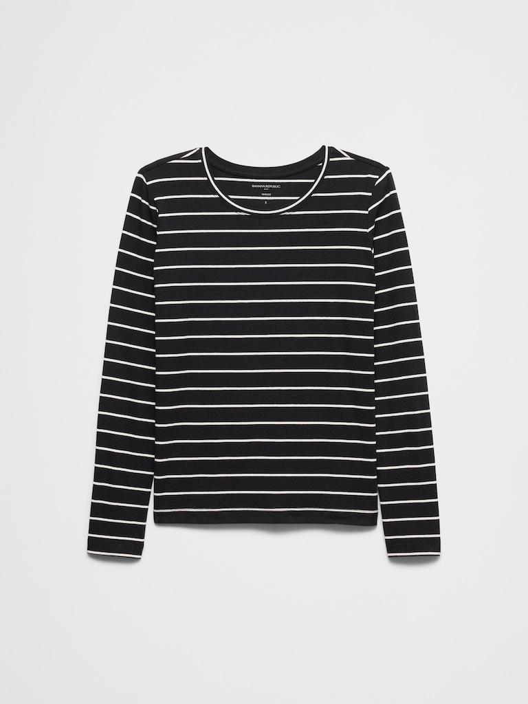 Timeless Long-Sleeve Crew-Neck T-Shirt