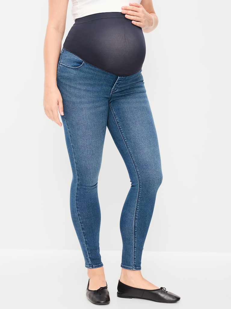 Maternity Full-Panel Wow Skinny Jeans