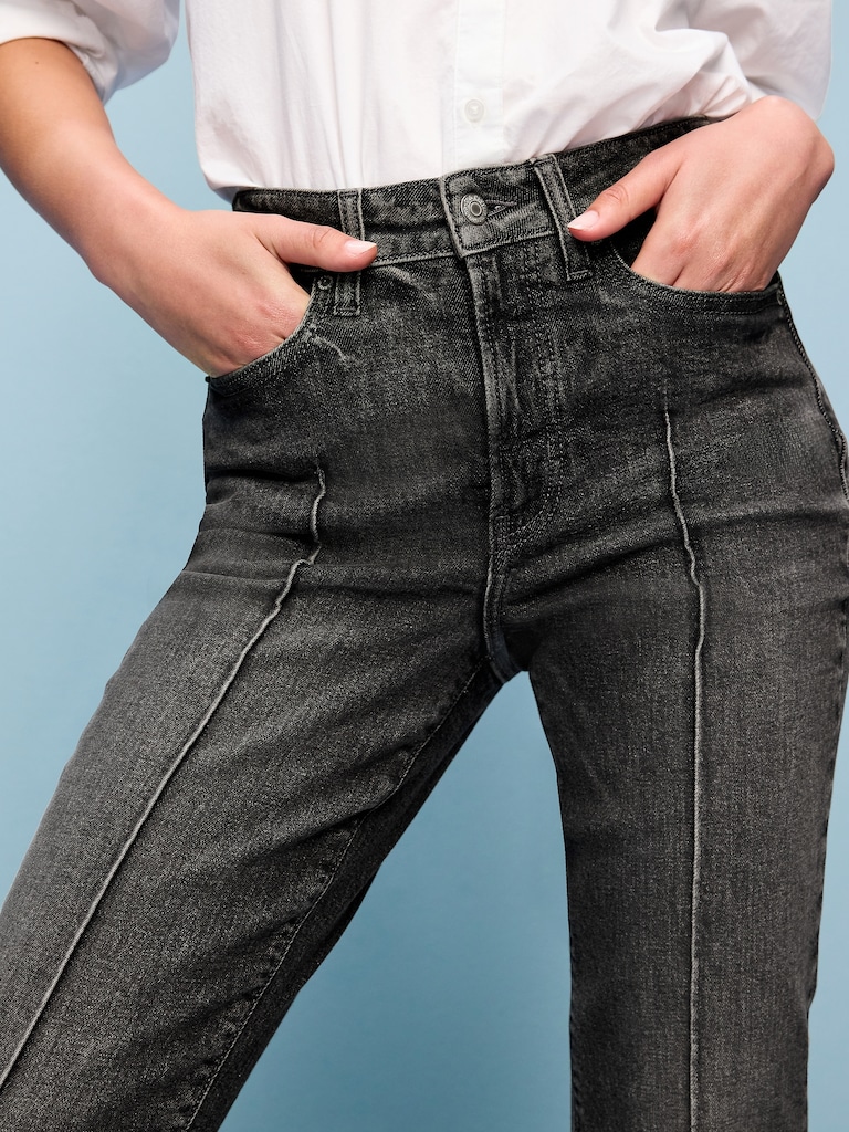 High-Waisted OG Straight Ankle Jeans