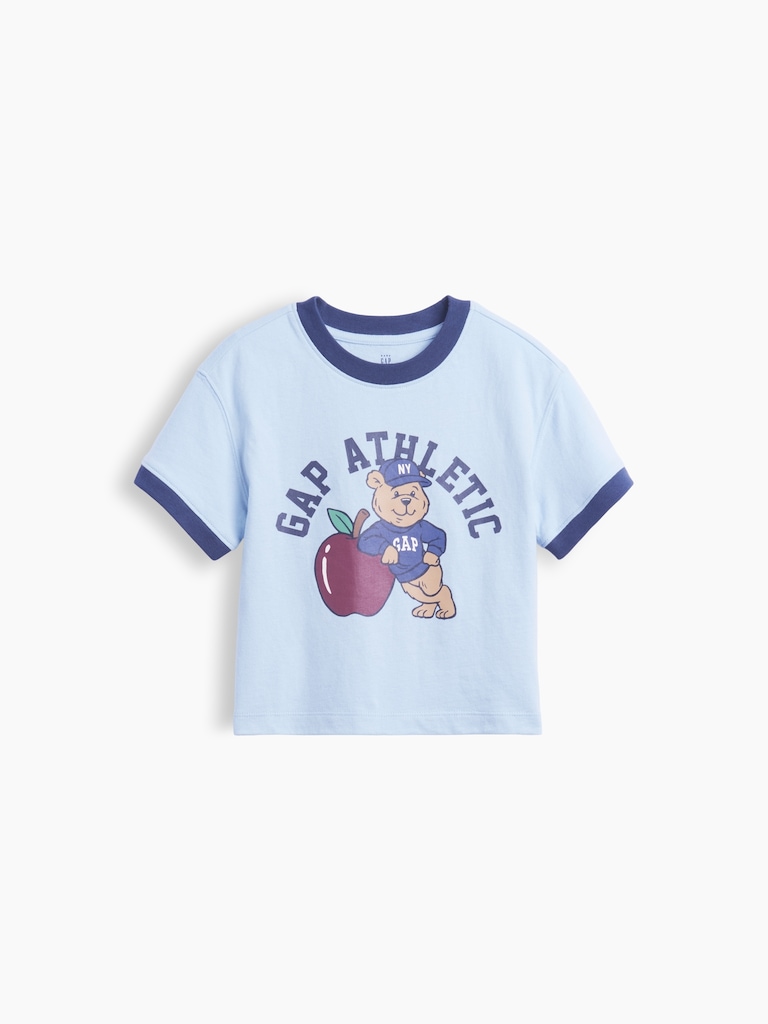 Baby & Toddler Brannan Bear Graphic Logo Ringer T-Shirt