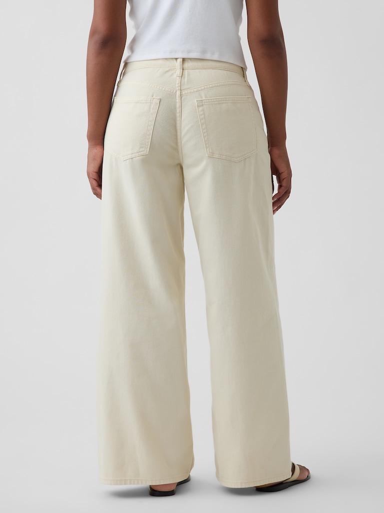 Curvy Mid Rise UltraSoft Baggy Jeans