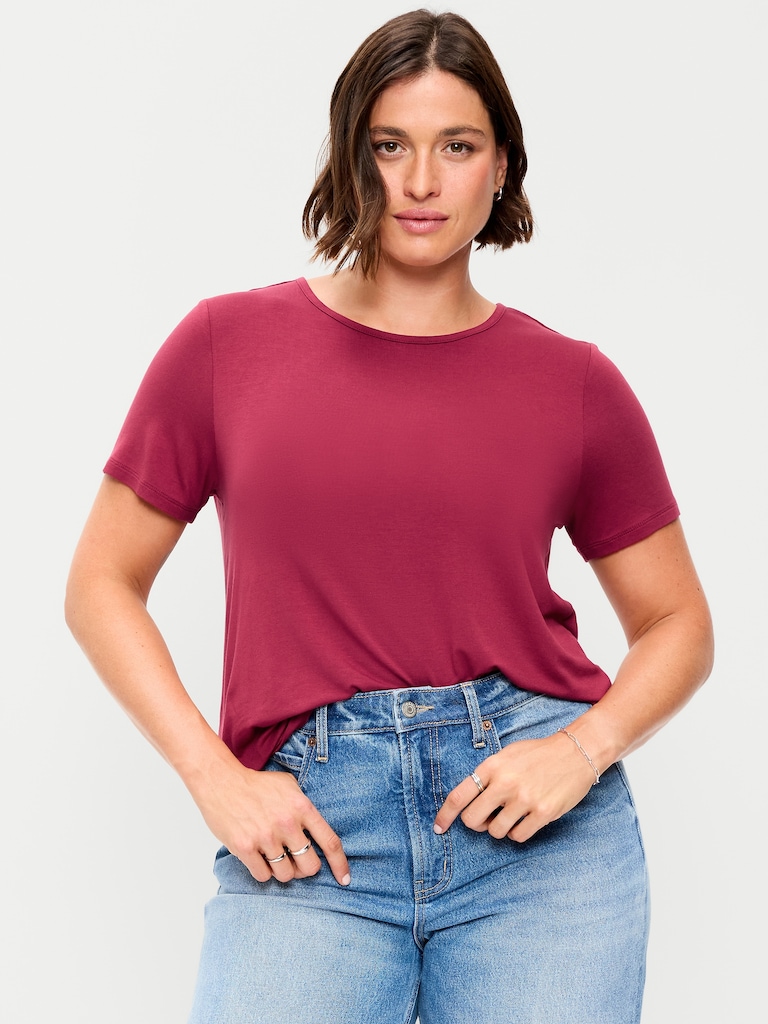 Luxe Crew-Neck T-Shirt