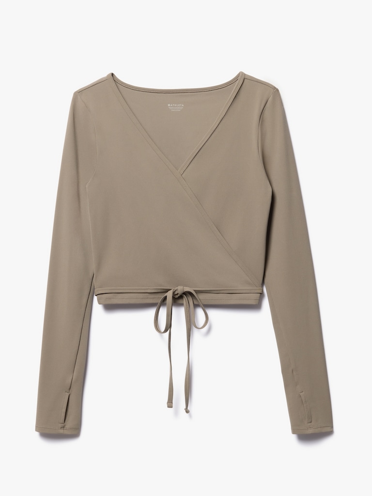 Transcend Wrap Crop Top