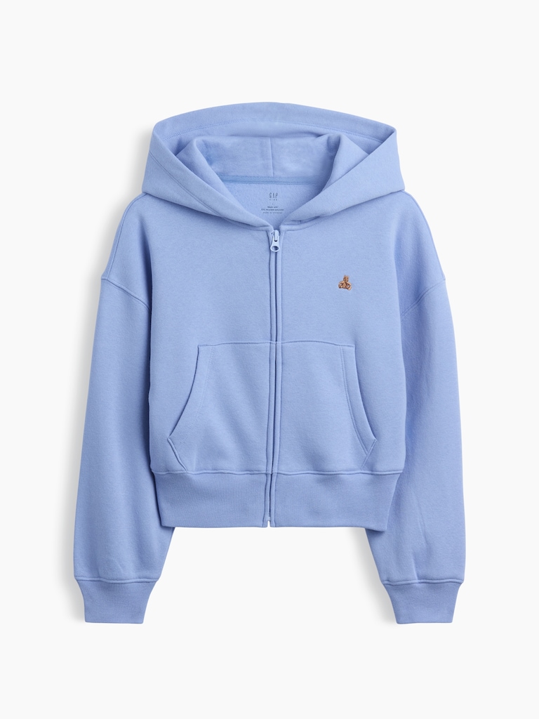 Kids VintageSoft Oversized Logo Zip Hoodie