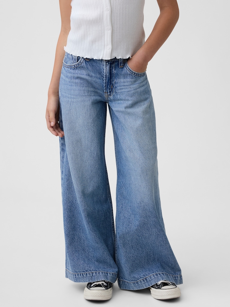 Kids Low Rise Extra Baggy Jeans