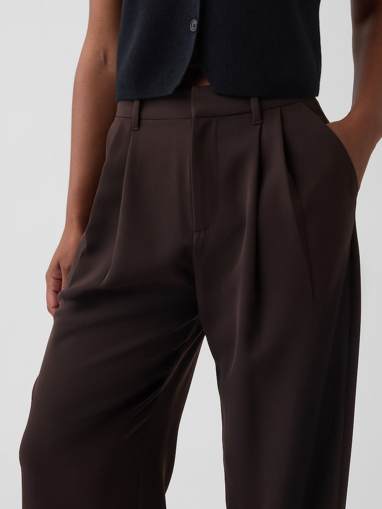 Curvy 365 High Rise Pleated Trousers