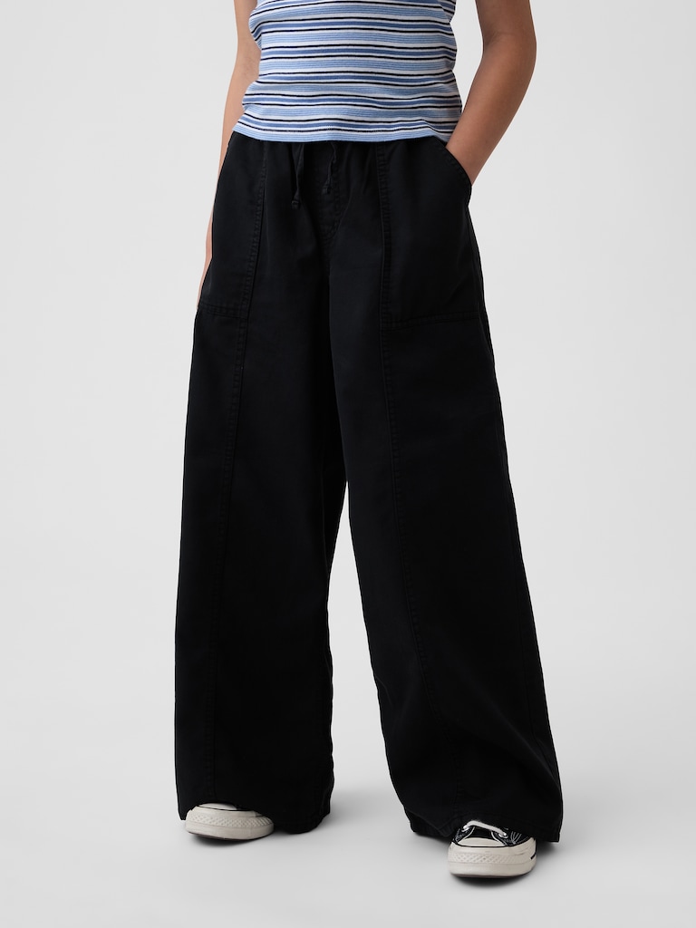 Kids Twill Baggy Pants