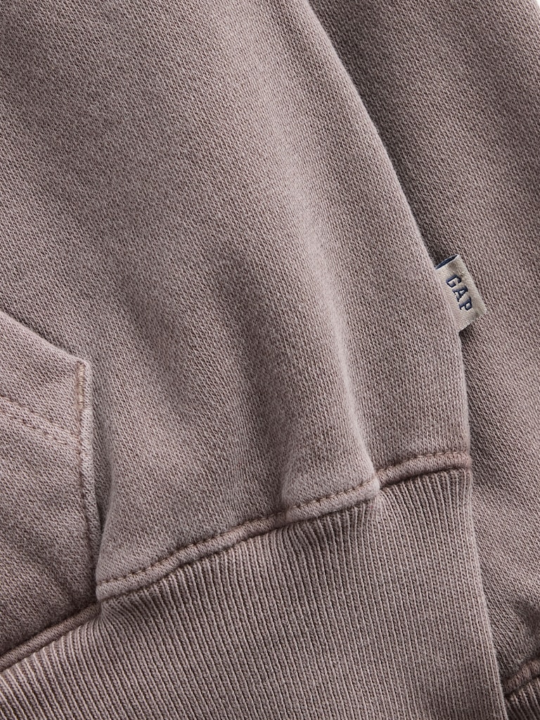Kids VintageSoft Oversized Logo Zip Hoodie