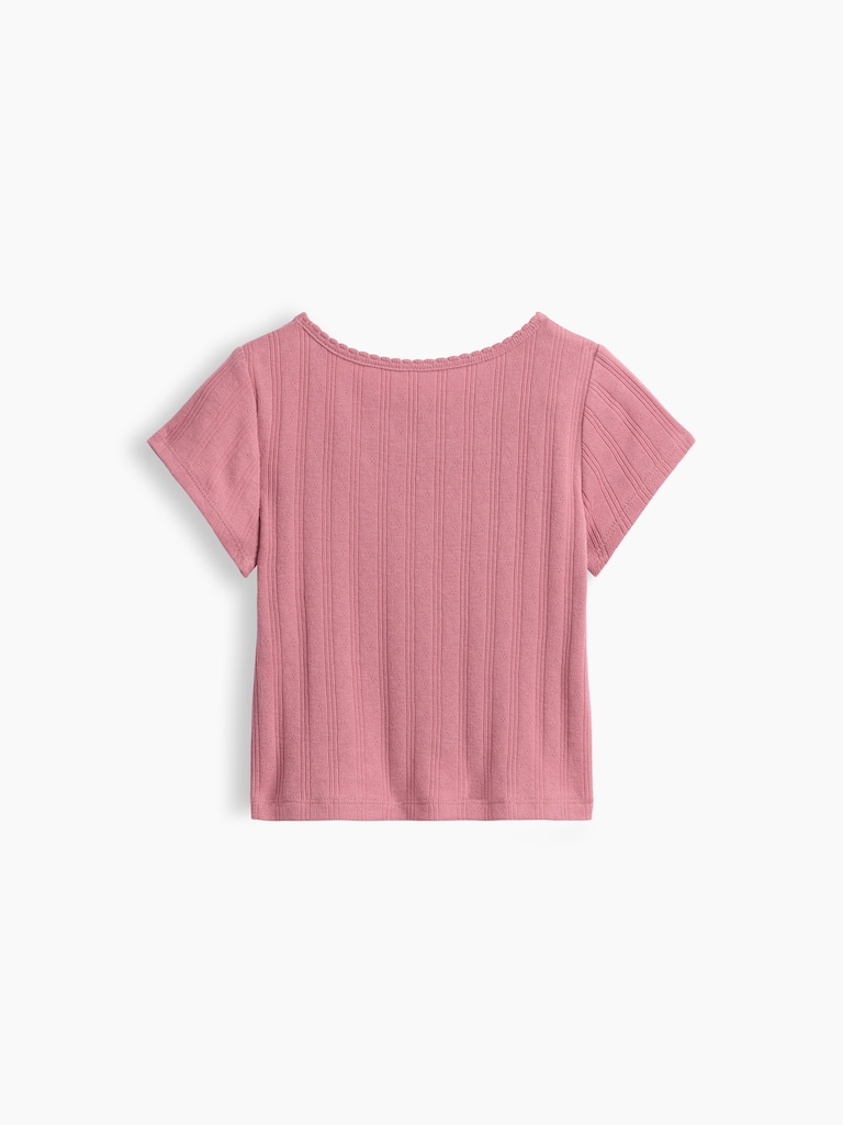 Baby & Toddler Pointelle Rib T-Shirt