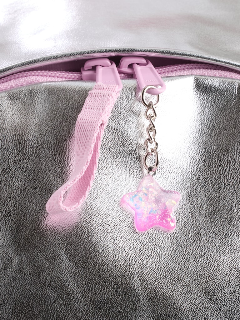 Kids Metallic Charm Backpack