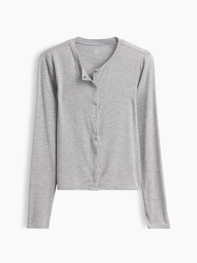 SoftMade Modal Rib PJ Cardigan