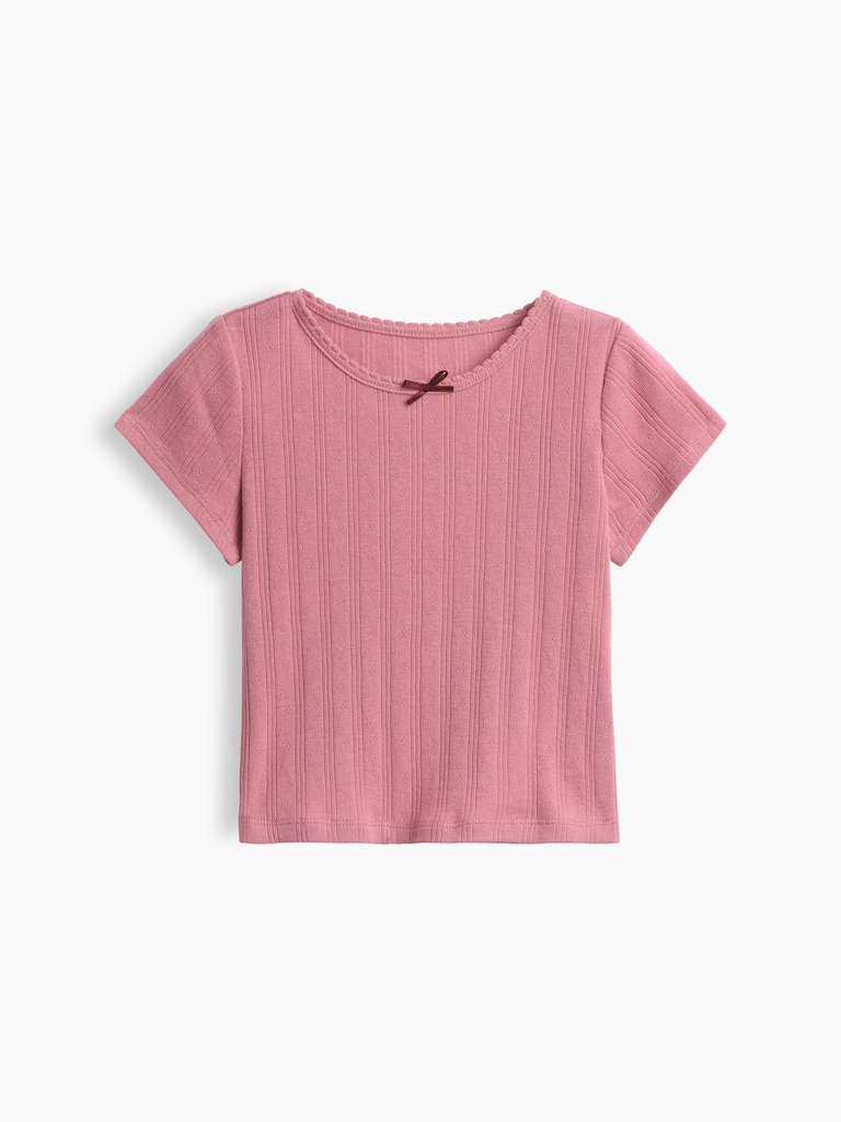 Baby & Toddler Pointelle Rib T-Shirt