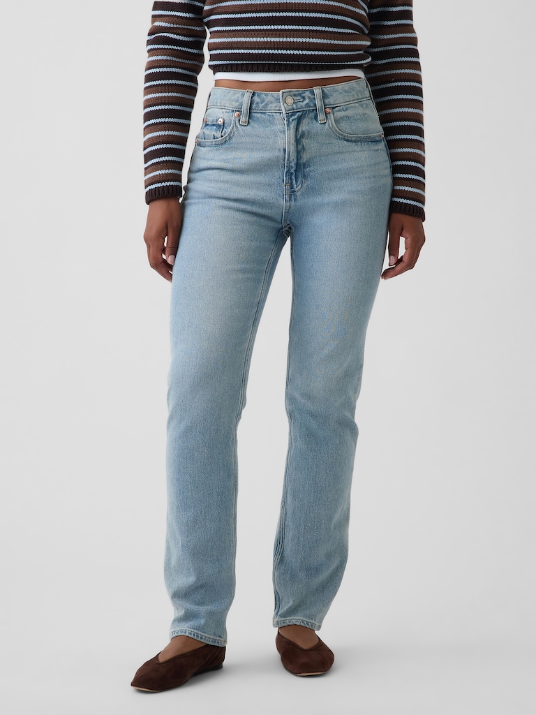 Curvy High Rise '90s Slim Straight Jeans