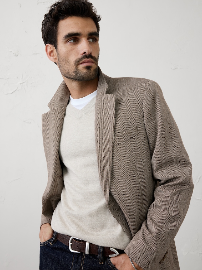 Herringbone Suit Jacket