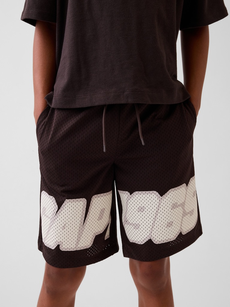 Kids 8" Mesh Active Shorts
