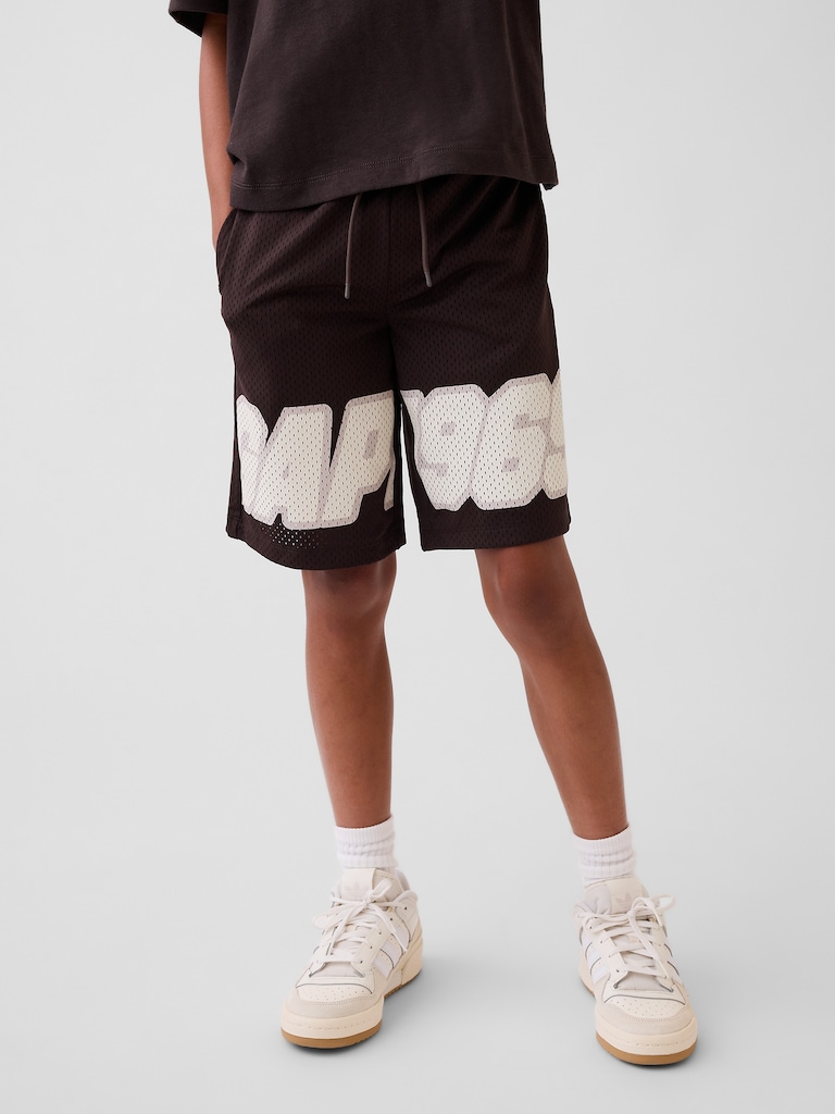 Kids 8" Mesh Active Shorts