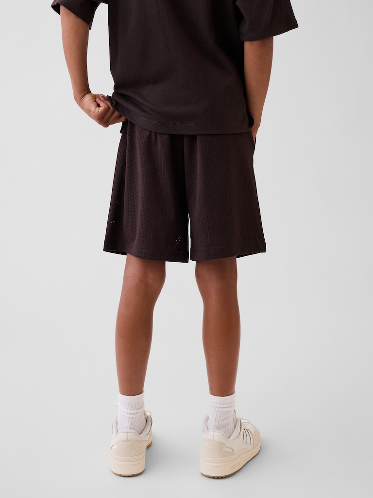 Kids 8" Mesh Active Shorts
