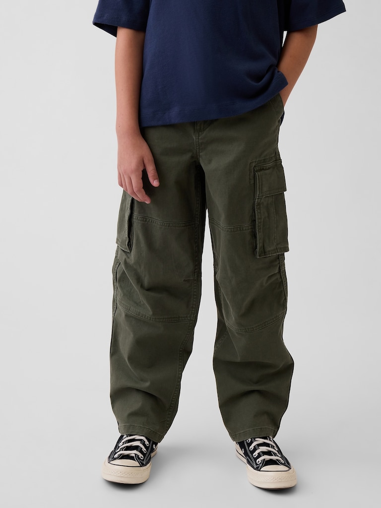 Kids Loose Cargo Pants