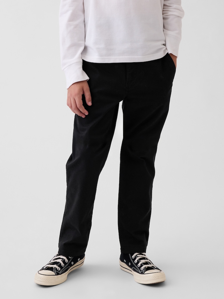 Kids Modern Uniform Slim Khakis