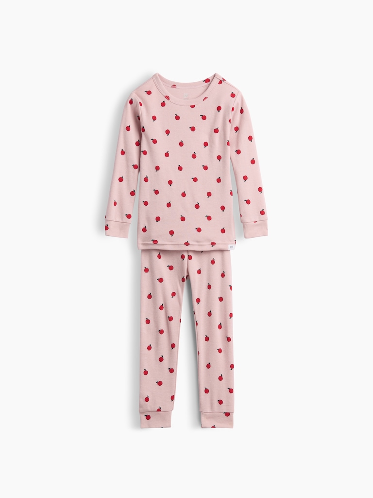 Baby & Toddler Organic Brushed Cotton Apple PJ Set