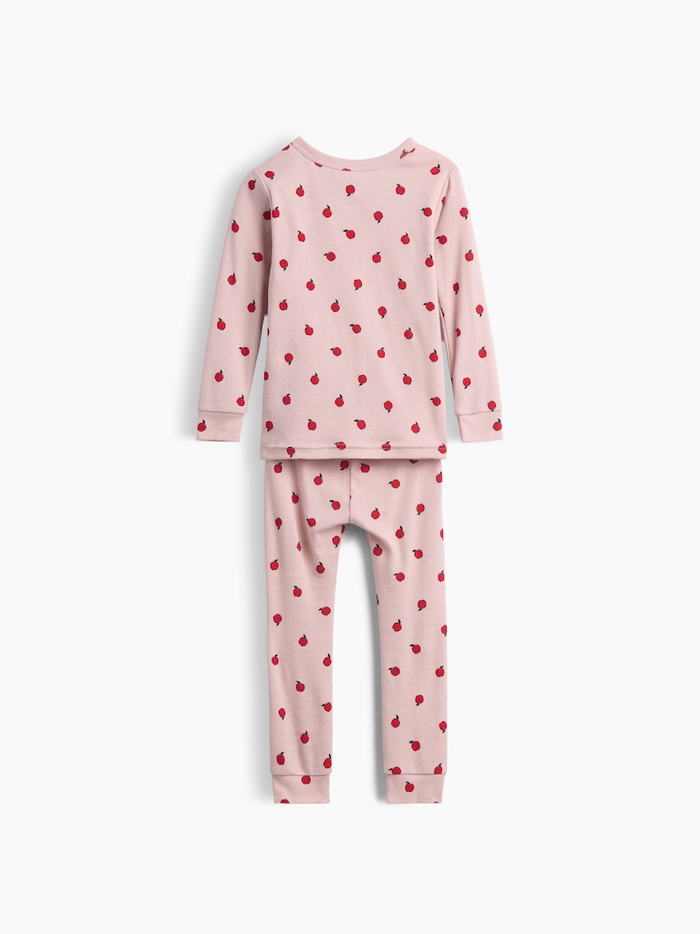 Baby & Toddler Organic Brushed Cotton Apple PJ Set