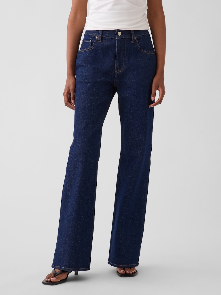 Low Rise Baggy Flare Jeans