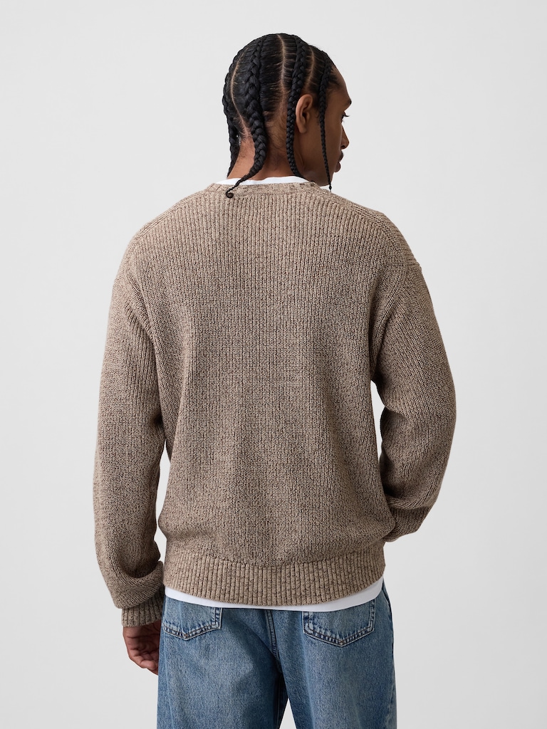 Relaxed Shaker Sweater