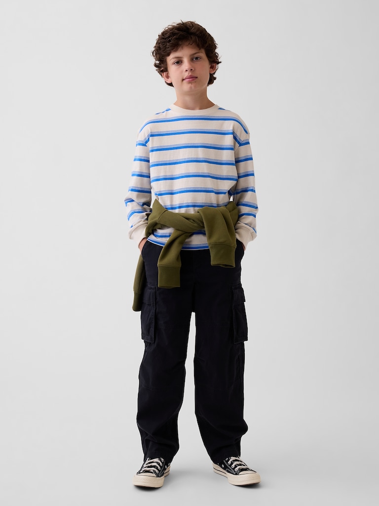 Kids Loose Cargo Pants