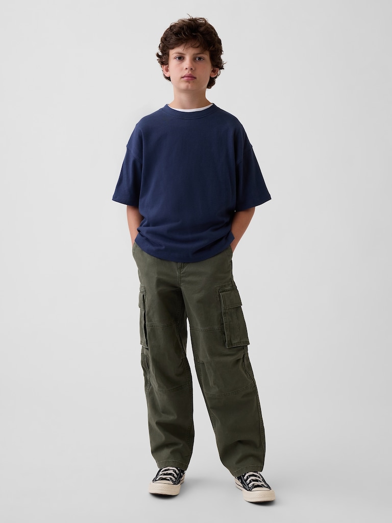 Kids Loose Cargo Pants