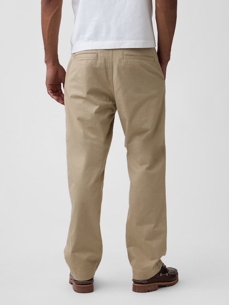 Modern Loose Pleated Khakis