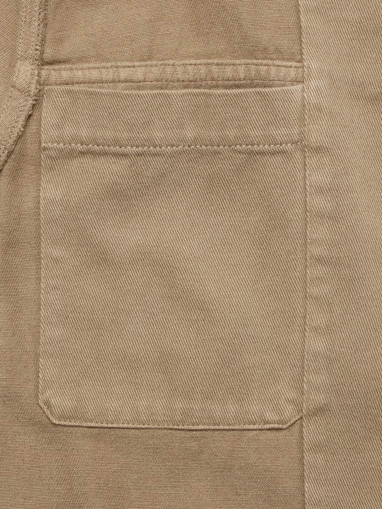 Cotton-Linen Utility Blazer