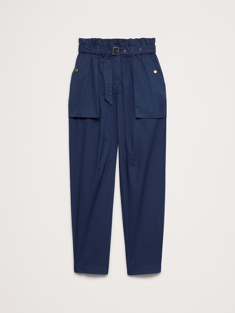 Ripstop Cotton Paperbag Pant
