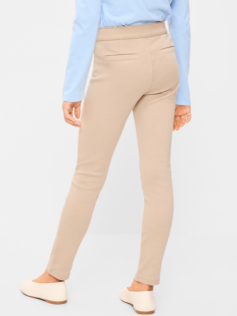 School Uniform Ponte-Knit Jeggings for Girls