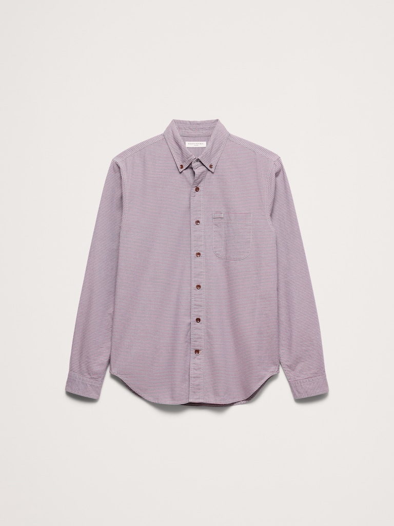 Standard-Fit Cotton Oxford Shirt