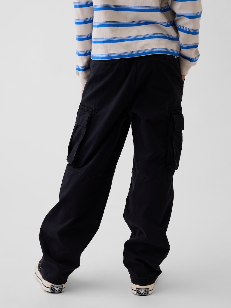 Kids Loose Cargo Pants