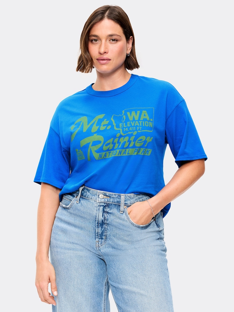 Mount Rainier National Park Loose T-Shirt