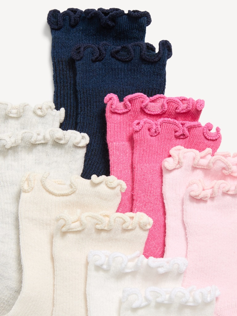 Chaussettes à volants pour tout-petit et bébé (paquet de 6 paires)
