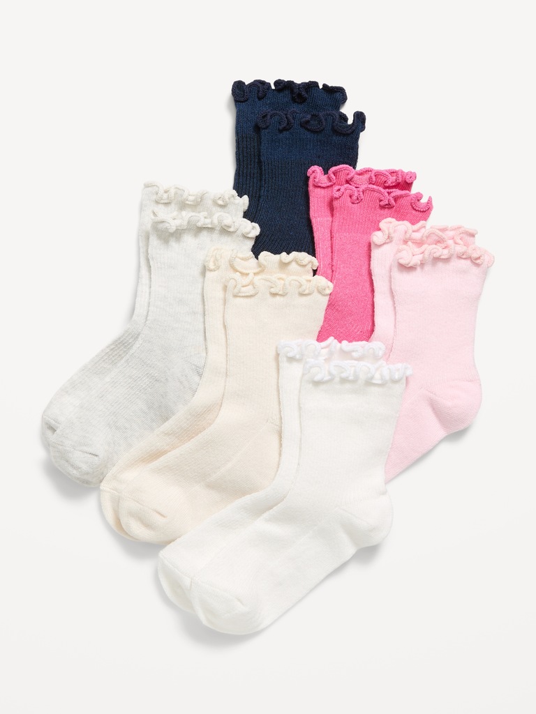 Chaussettes à volants pour tout-petit et bébé (paquet de 6 paires)