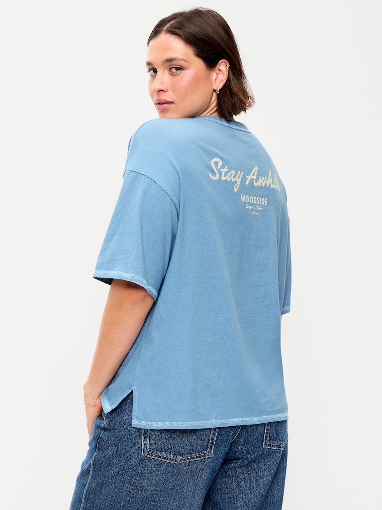Crew-Neck Graphic T-Shirt
