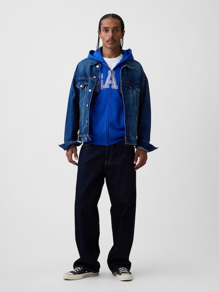 Adult VintageSoft Arch Logo Zip Hoodie